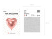 Picture of FOIL BALLOON HEART ROSE GOLD 28 INCH